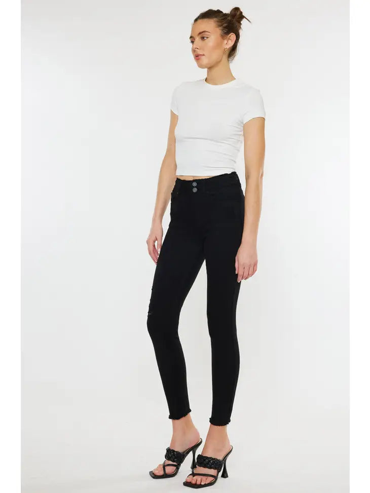 KANCAN HIGH RISE BLACK SKINNY
