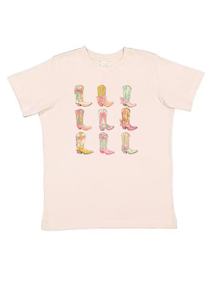 Kids and Toddler Girly Boots - Blush
