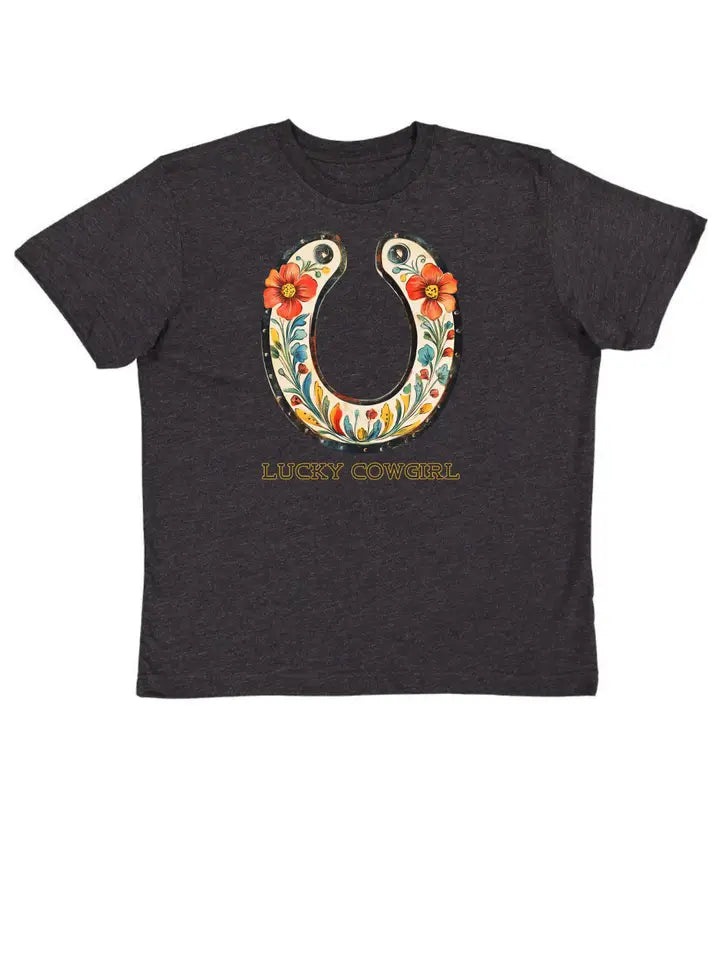Kids and Toddler Lucky Cowgirl - Vintage Black