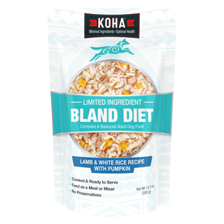 Koha BLAND DIETS LAMB AND WHITE RICE Dog 12.5 oz. 8