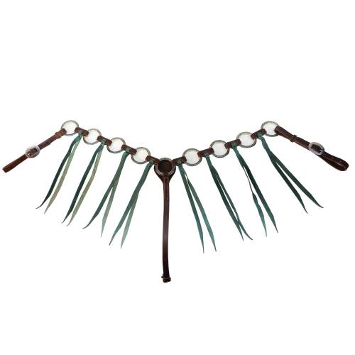 Ring Tassle Breast Collar emerald