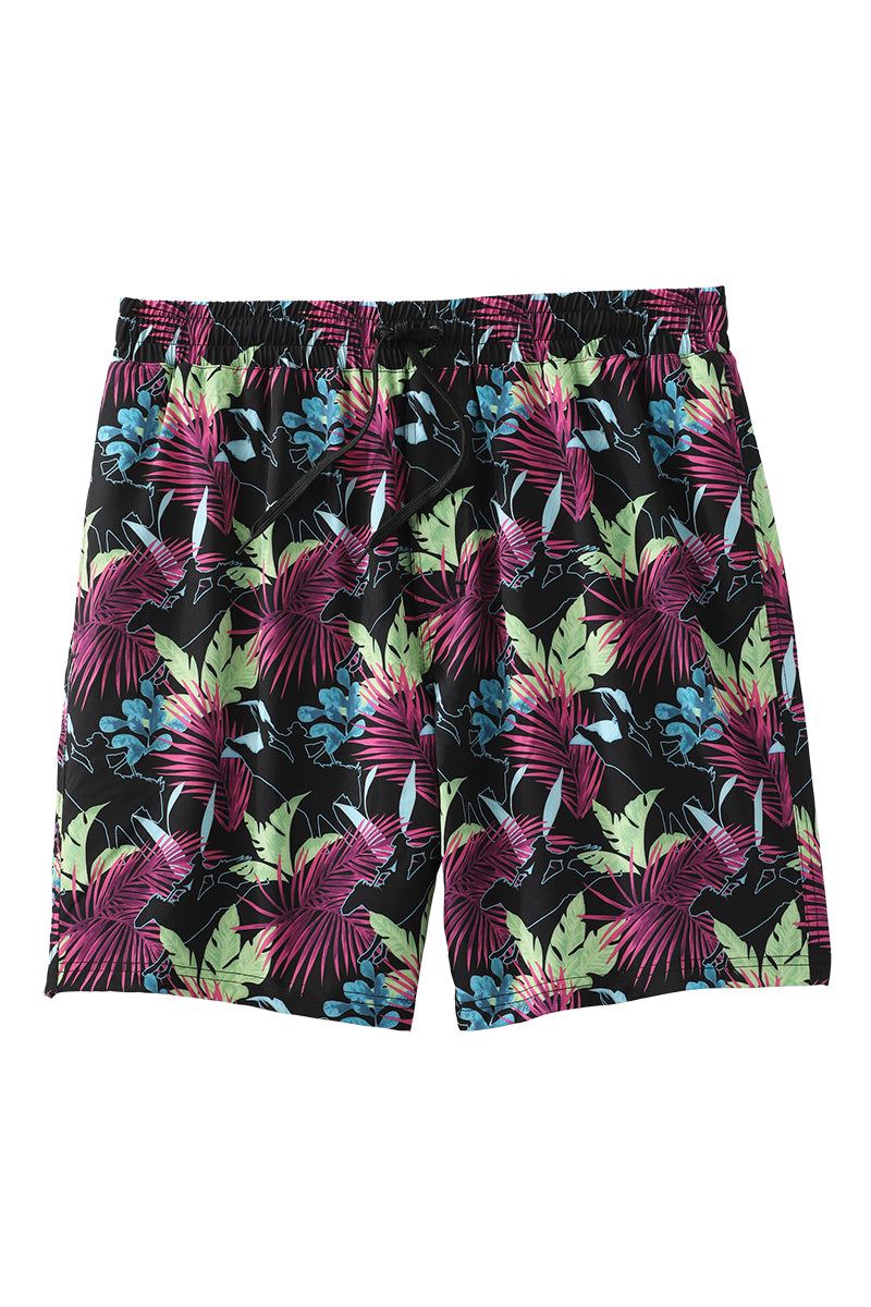 Cinch Men's Black Swim Trunk