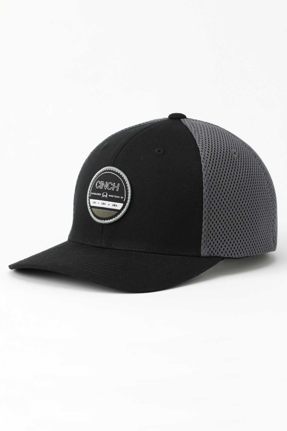 Cinch Men's Flexfit Black Cap