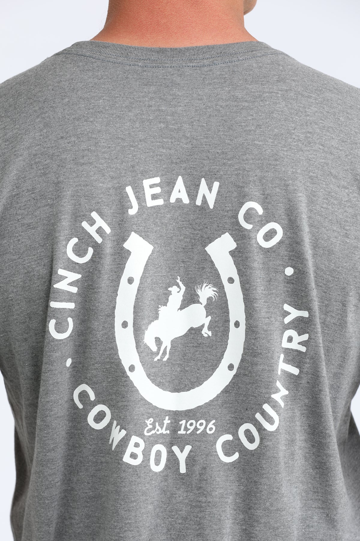 Cinch Mens Gray Tee