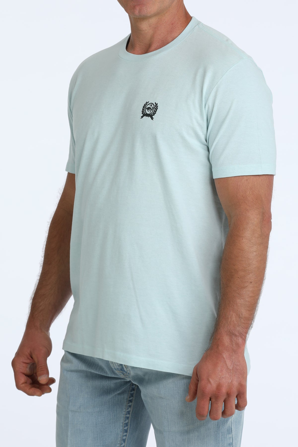 Cinch Mens S/S Green Tee