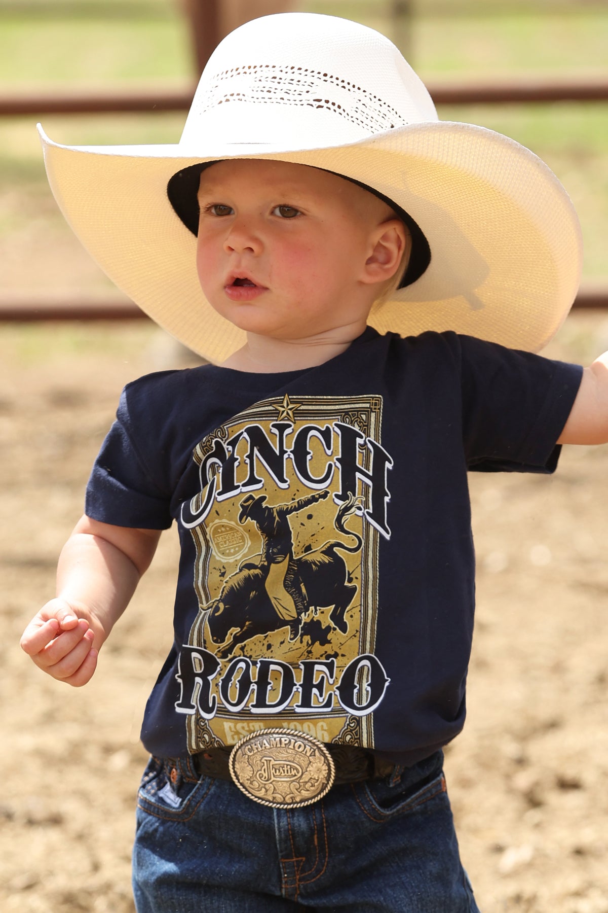 Boys Cinch Navy Tee