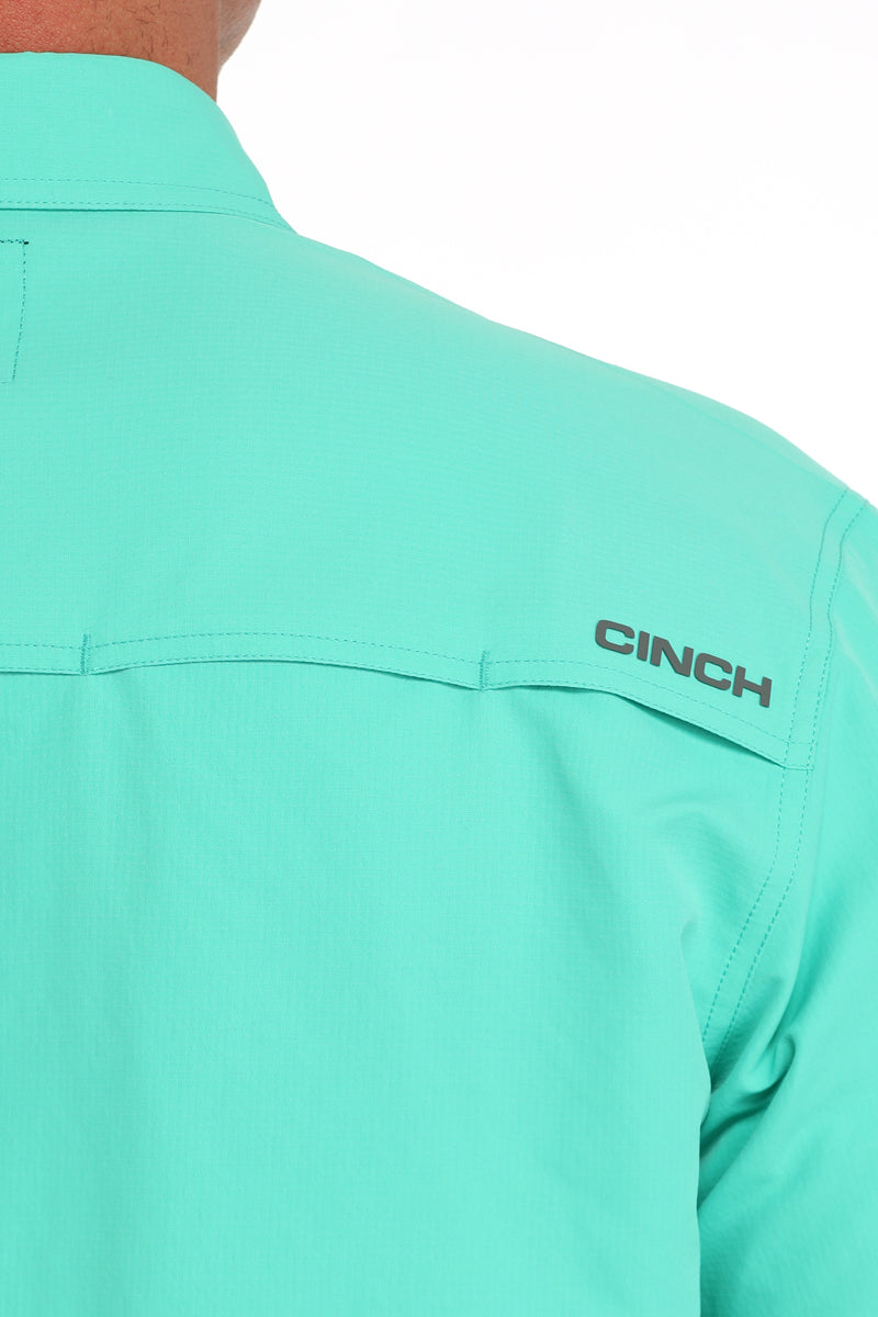 Cinch Men's Arenaflex L/S Turquoise Shirt