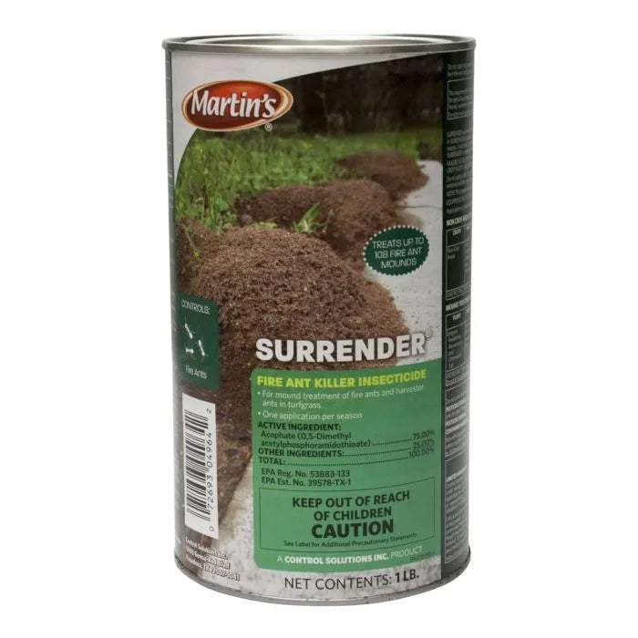 Martin's Surrender Fire Ant Killer Insecticide 1lb