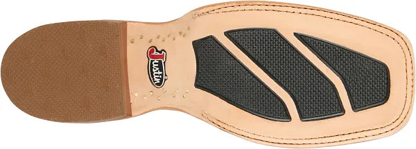 Men's Justin Burchett Cognac Goat with 13" Blue Cowhide Tops