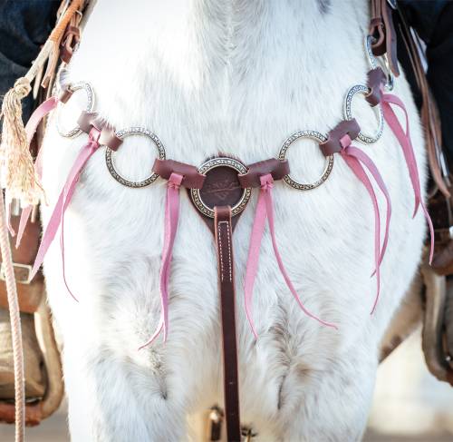 Pony Ring Tassle Breast Collar