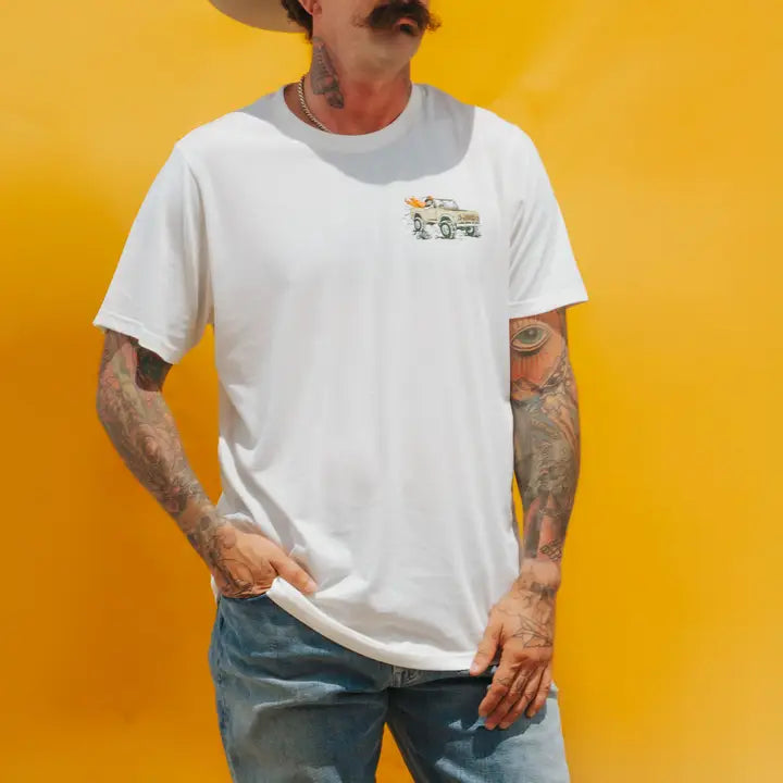 Sendero X Waco Surf Lone Star Road Trip T-Shirt