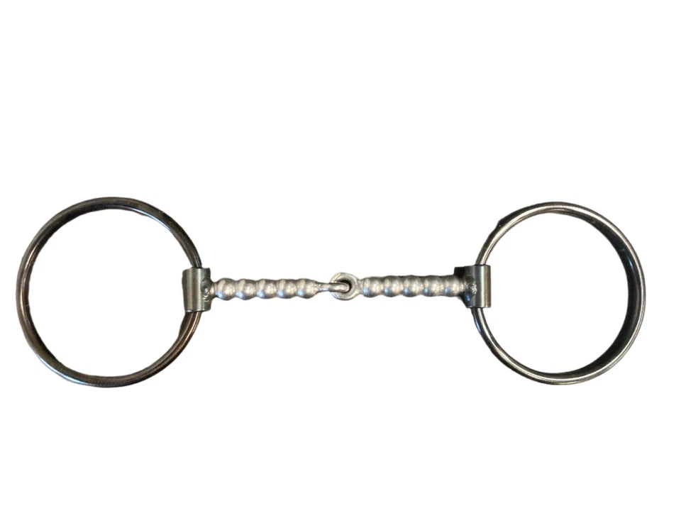 Sweet Iron Ring Snaffle R-32BB by Dutton Bits