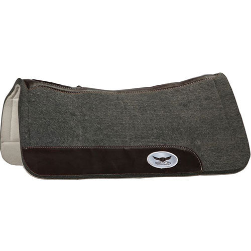 Relentless Orthopedic Gel Saddle Pad- grey 3/4"