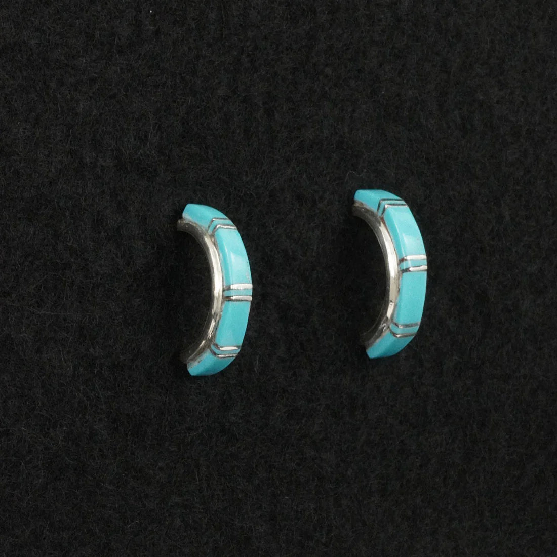 Terrance Panteah Turquoise & Sterling Silver Earrings