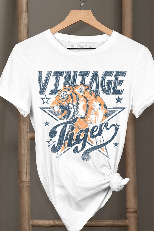 Vintage Tiger White Tee