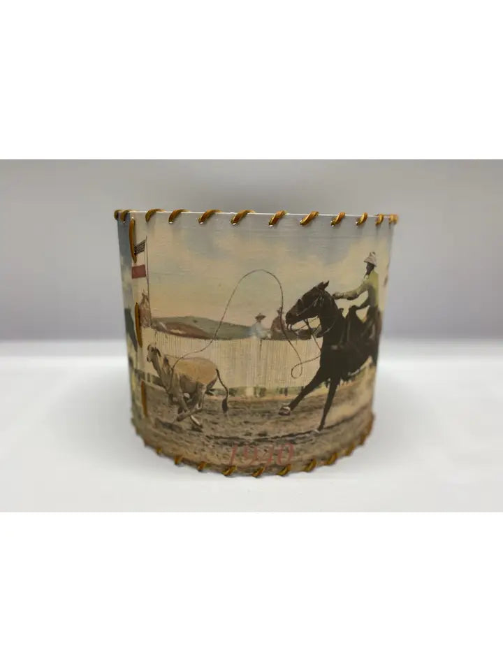 Lampshade Let's Rope Calf Roper