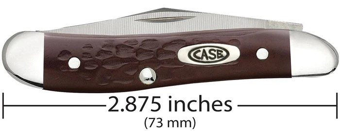 Case Jigged Brown Synthetic Peanut