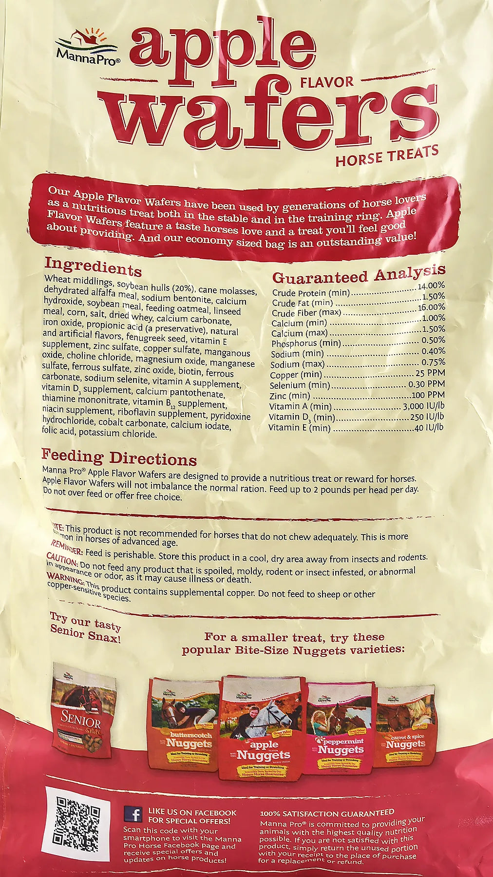 Manna Pro Apple Wafer - 20 LB