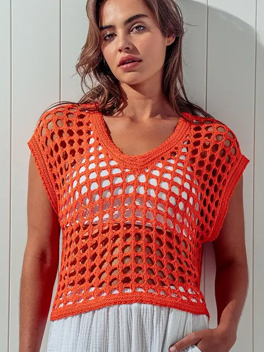 The Renewal Crochet Knit Cover Up