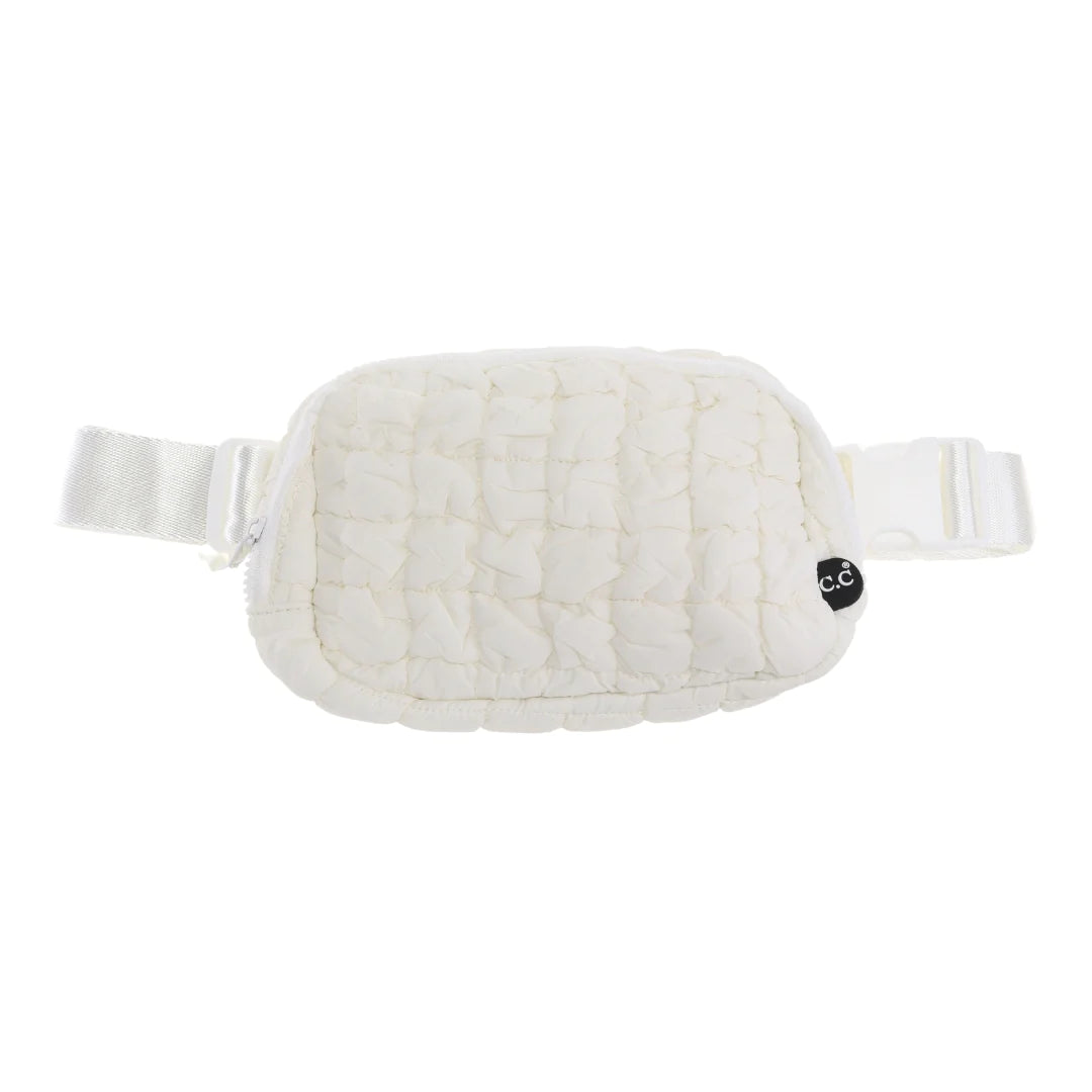 Quilted Puffer C.C Belt Bag