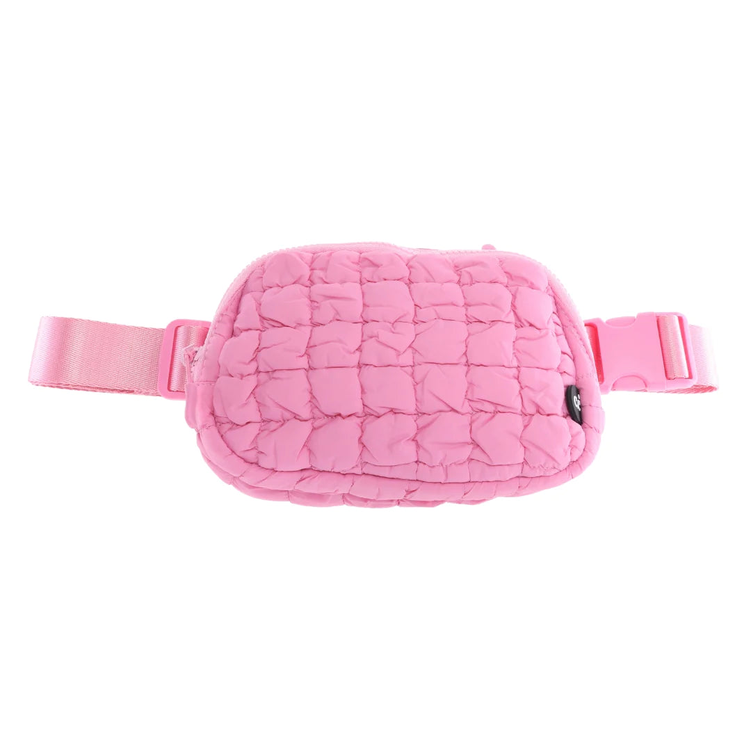 Quilted Puffer C.C Belt Bag