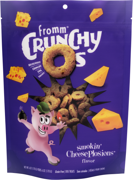 Fromm Crunchy O's Smokin' Cheese Plosions Flavor Treats