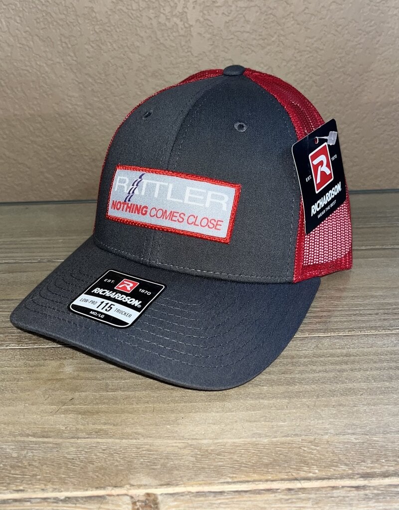 RATTLER ROPES PATCH CAP CHAR/RED