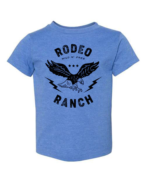 Rodeo Ranch Toddler Eagle Shirt - Indigo