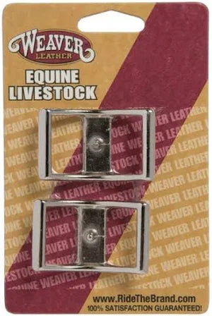 1" Nickel Plated Conway Buckle