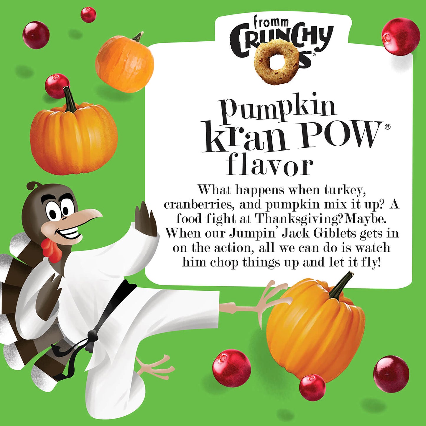 Fromm Crunchy O's Pumpkin Kran POW Flavor Treats