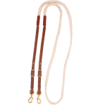 Hand Braided 3-Strand Roping Rein Buckle Snap Ends