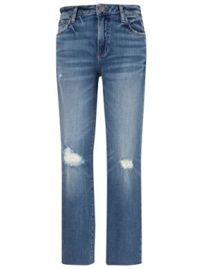 REESE ANKLE STRAIGHT LEG WITH RAW HEM