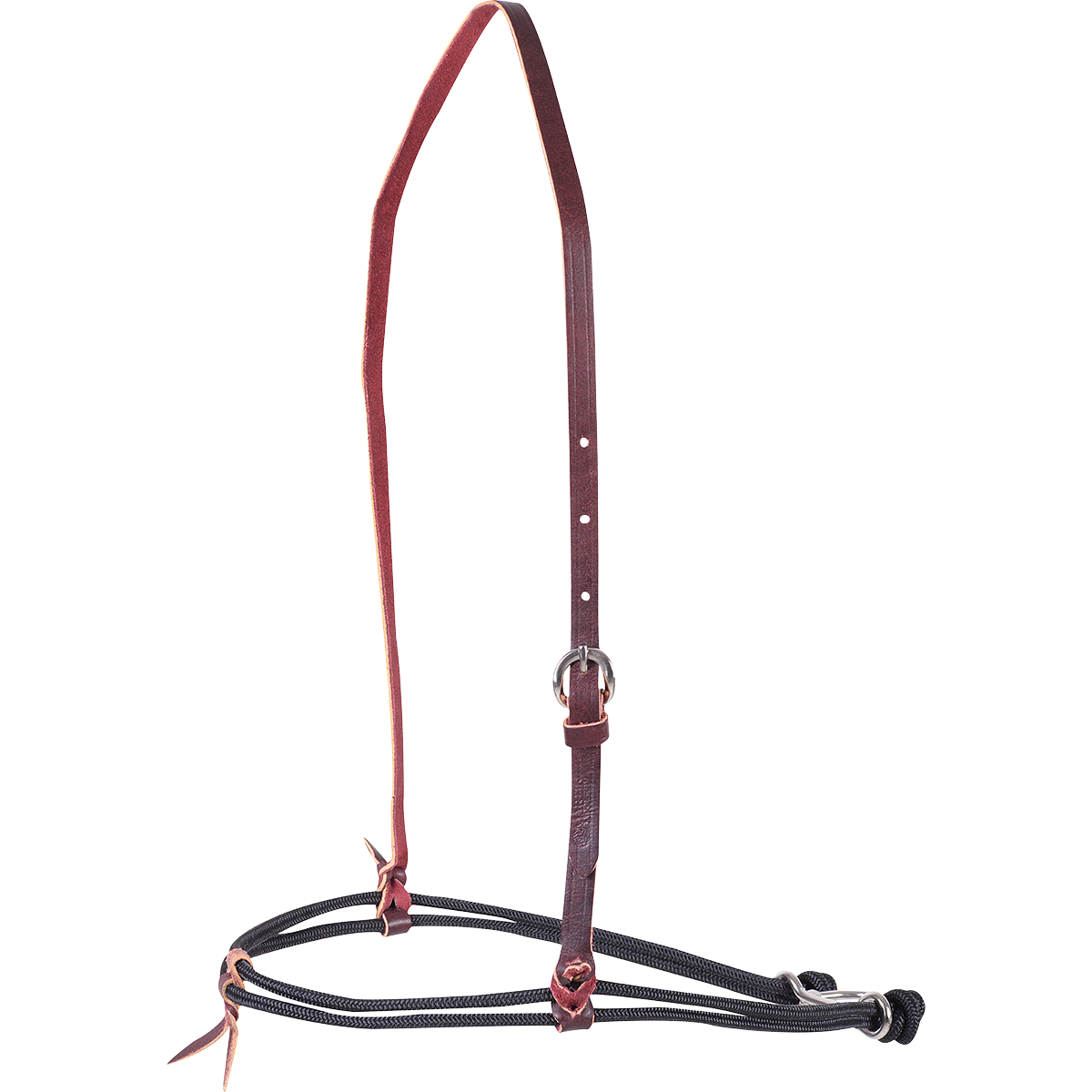 Nylon Double Rope Noseband with No Cover