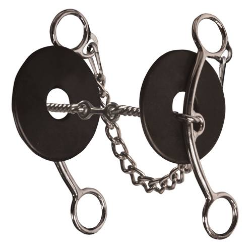 Brittany Pozzi Lifter Series - Three Piece Twisted Wire Snaffle