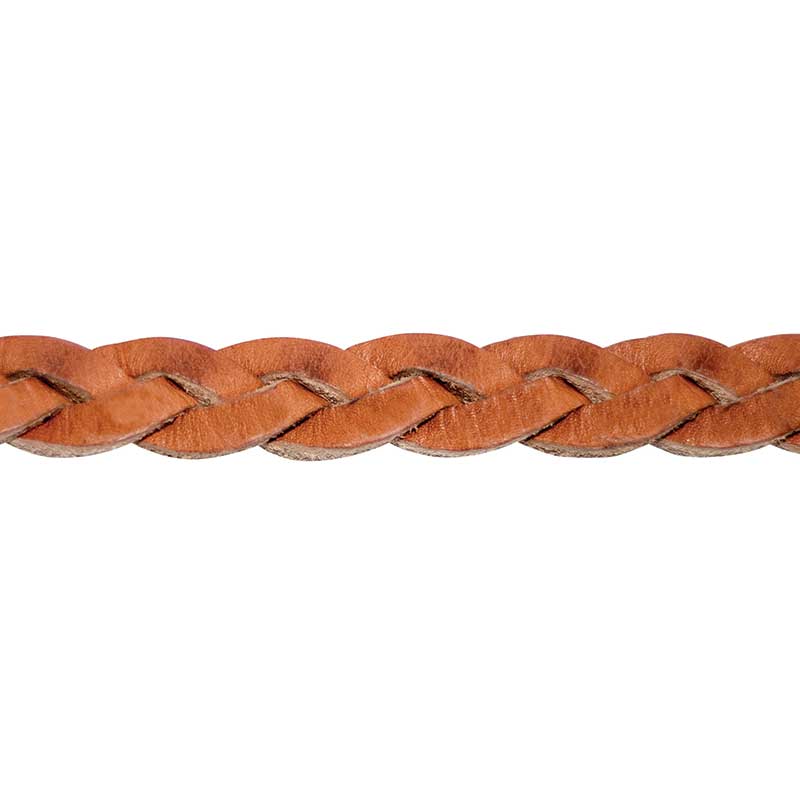 Partrade 5/8” x 80″ – 3 Plait Harness Leather Adjustable Barrel Racing Reins