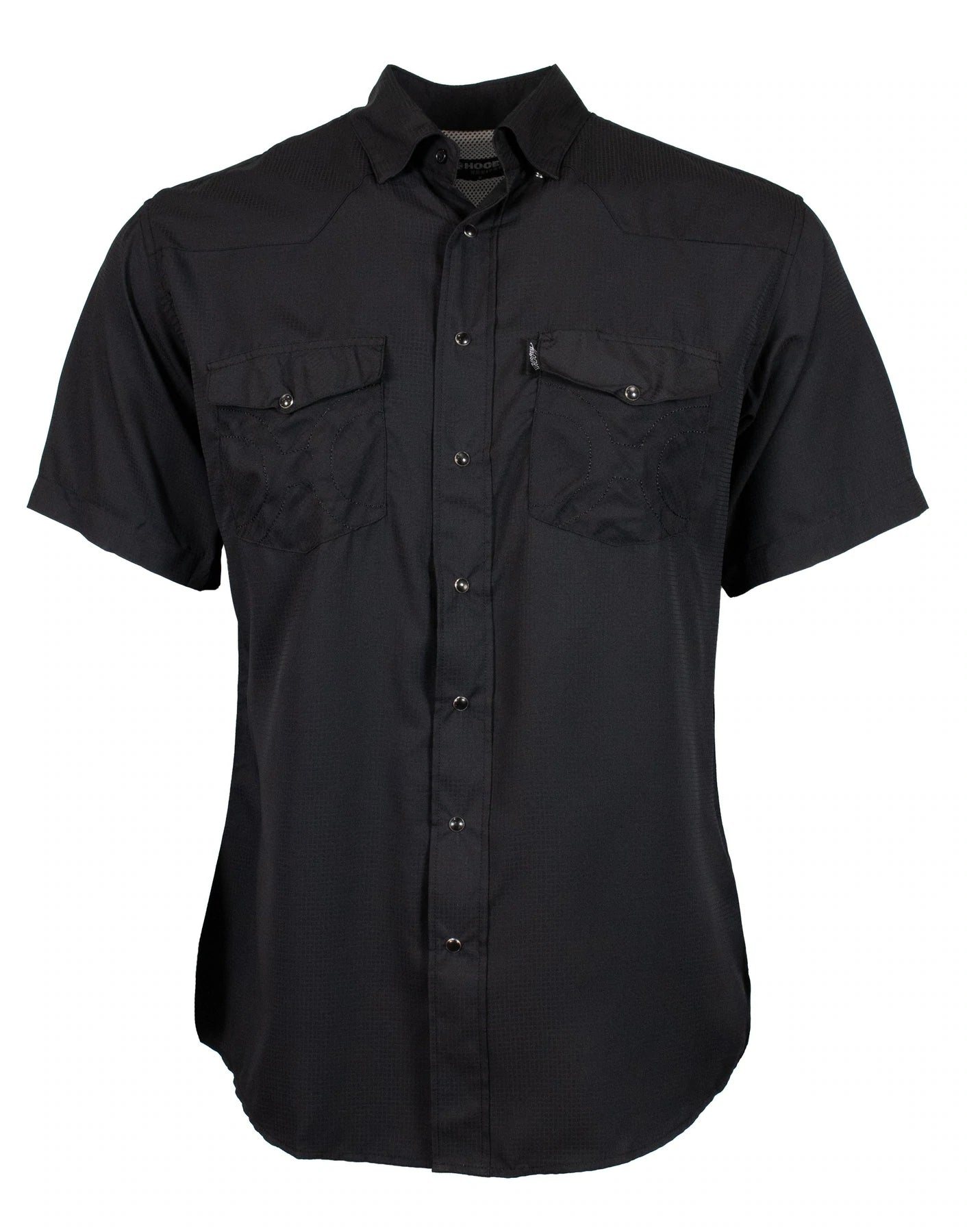 Hooey "SOL" Black S/S Pearl Snap