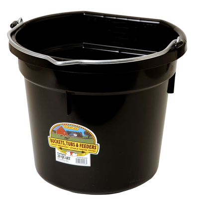 20 QT Flat Back Bucket