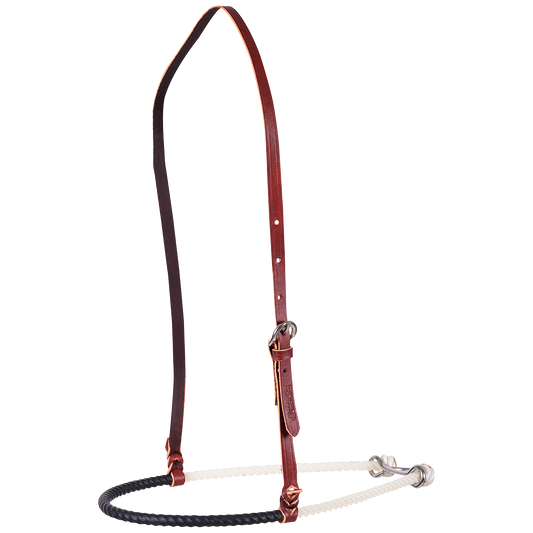 SINGLE ROPE SHINK TUBE NOSEBAND BLACK