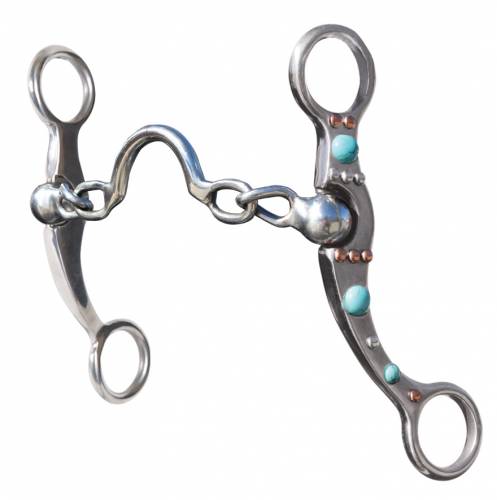 PC Turquoise Dot Shank - Low Port Chain