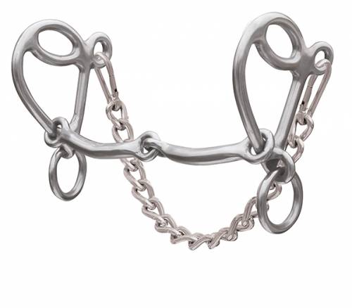 PC Short Shank Loose Ring Gag - Snaffle
