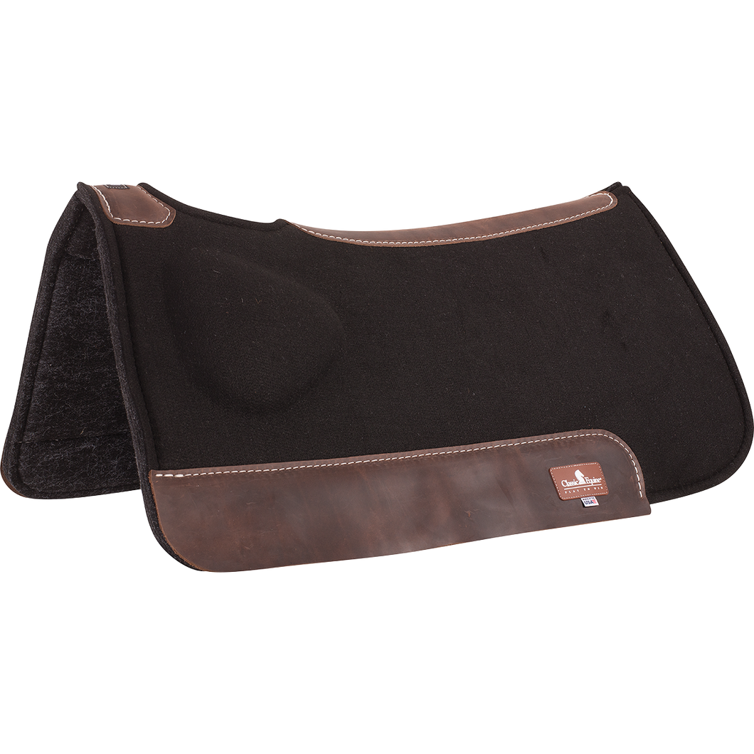 Classic Equine BioFit Correction Saddle Pad- Black