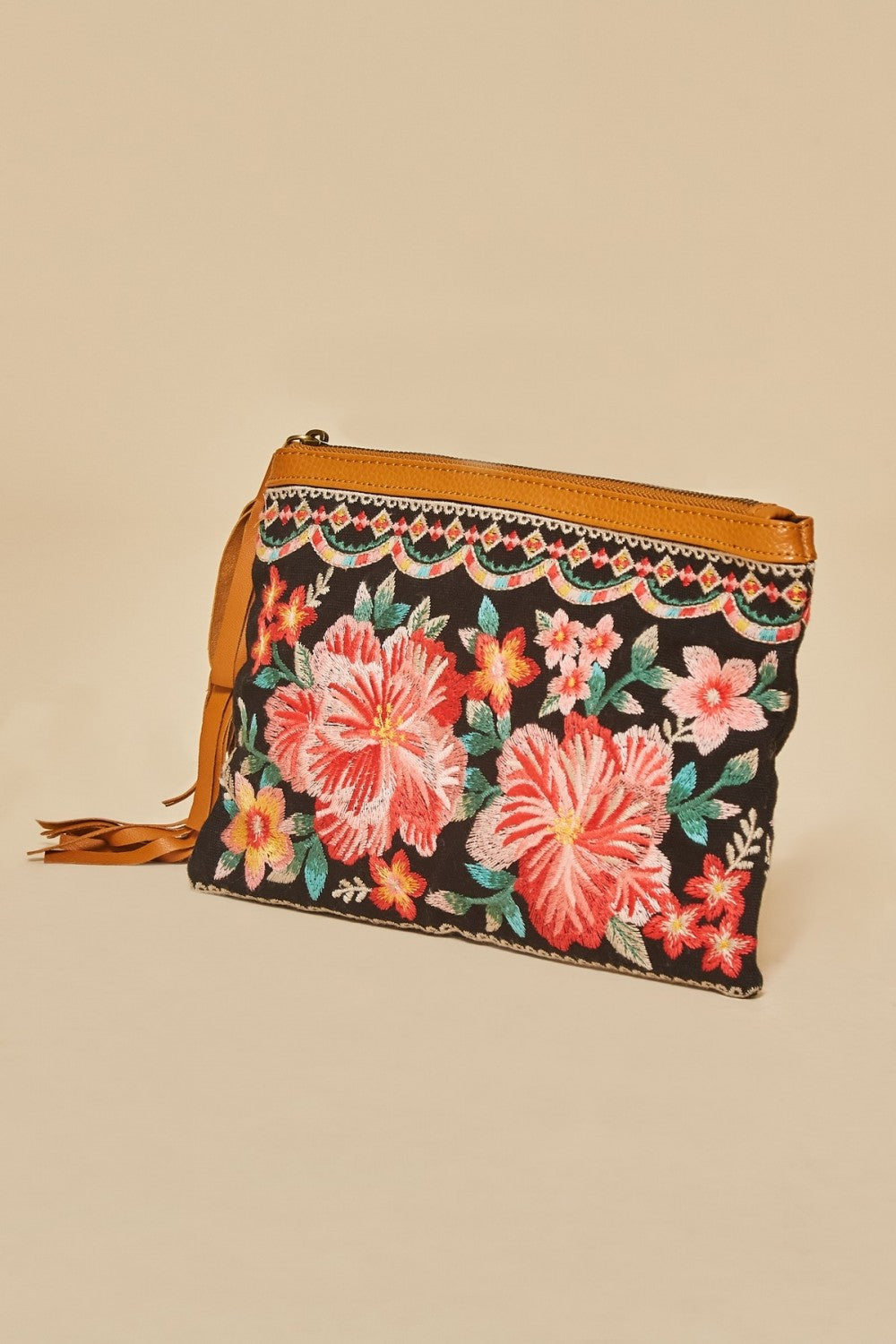 Embroidered Clutch