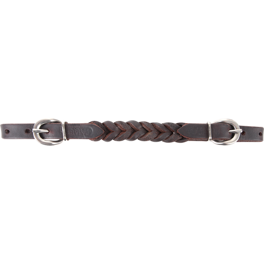 MARTIN LATIGO CURB STRAP WITH BLOOD KNOTS