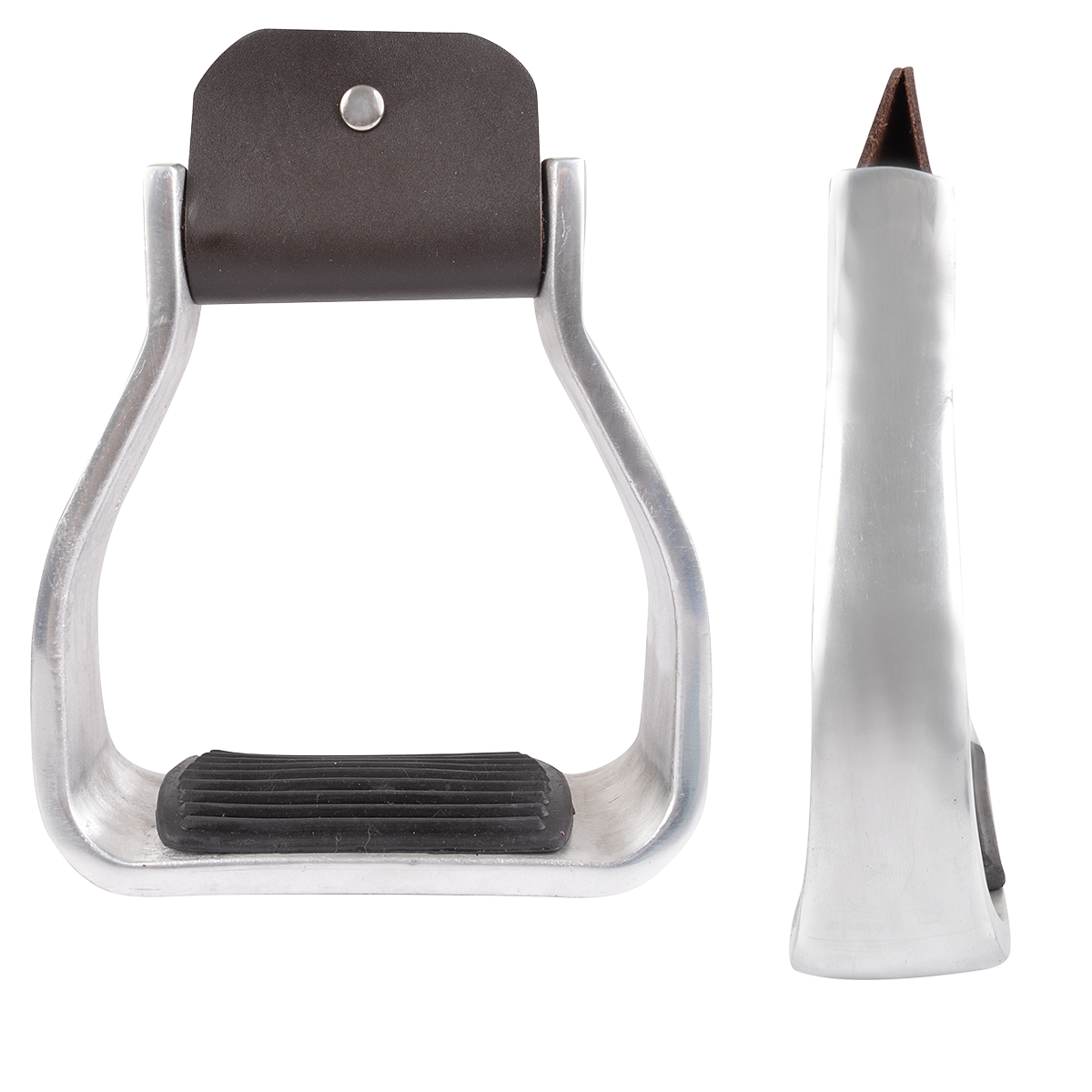 MARTIN ALUMINUM STIRRUP W/ RUBBER TREAD