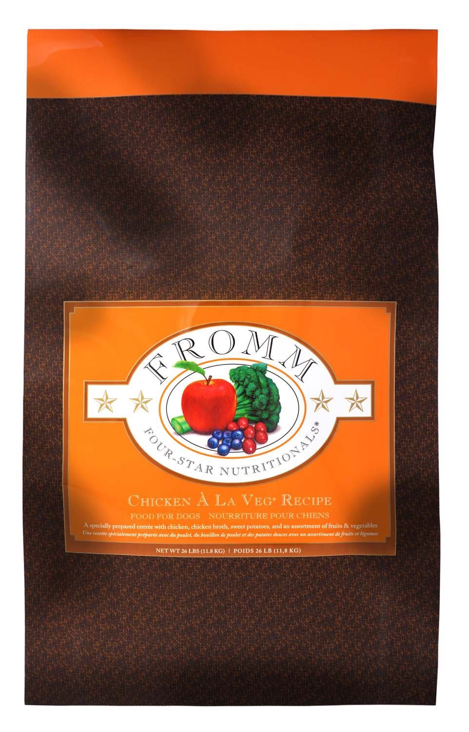 Fromm Four Star Chicken A La Veg Dog Food 26lbs
