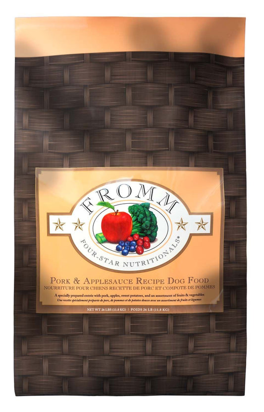 Fromm Four Star Pork & Applesauce Dog Food 26lbs