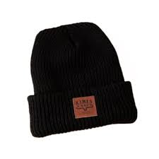 KIMES PREMIUM BRANDED BEANIE - BLACK