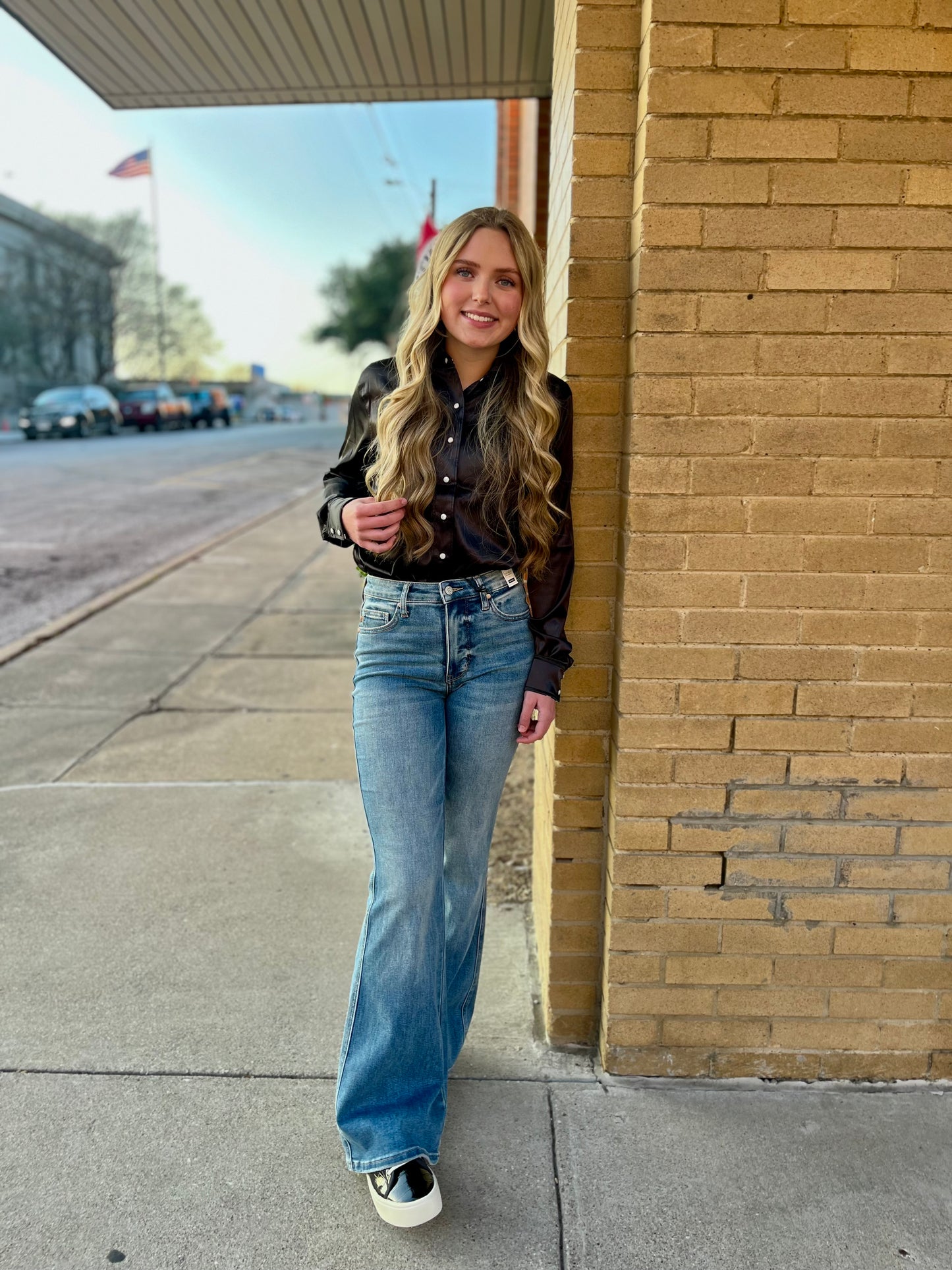 Judy Blue Vintage Wash Flare Tummy Control