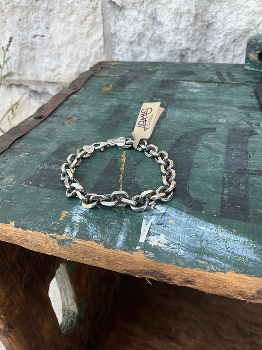 Sterling Linked Away Chain Bracelet