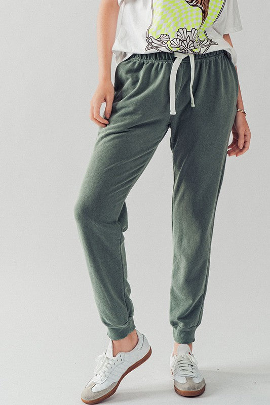 Mineral Washed Terry Jogger